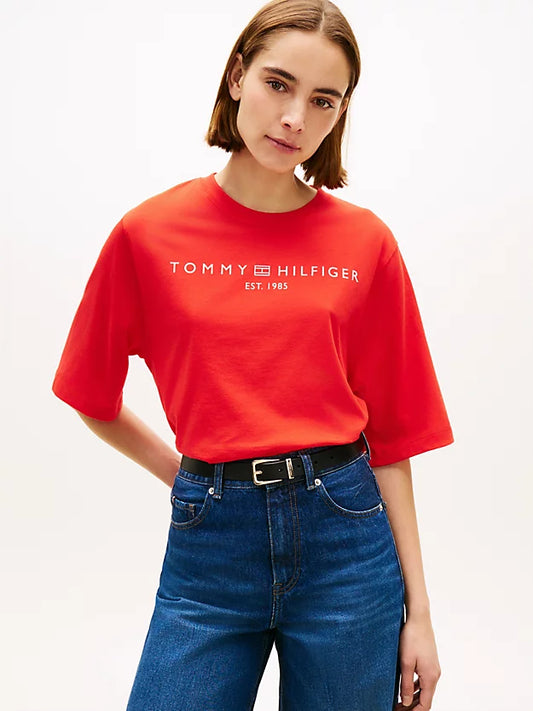 Logo Relaxed Crew Neck T-Shirt