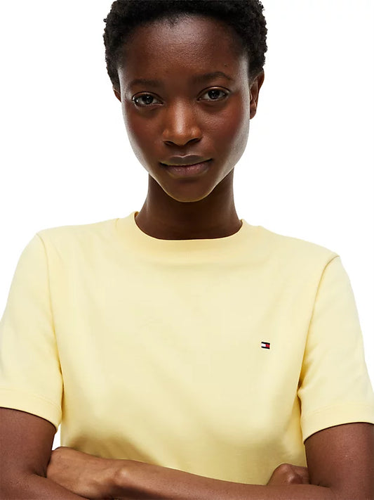 Boxy Interlock Knit T-Shirt