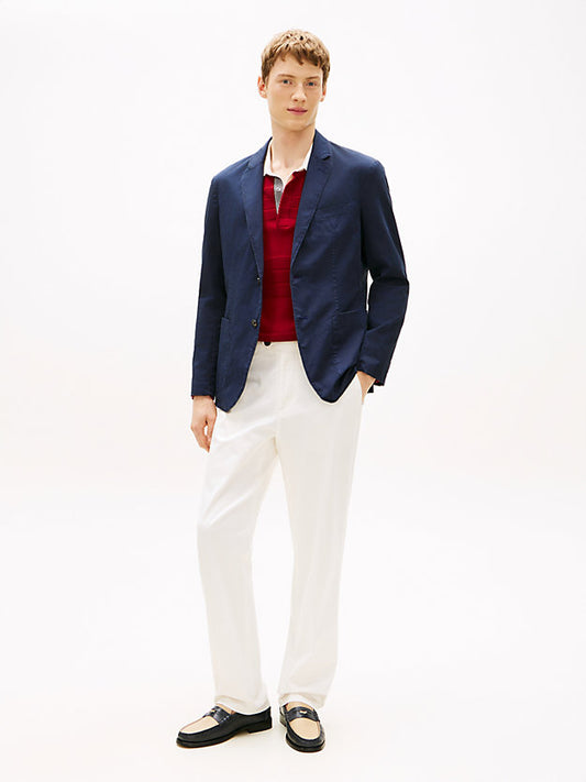 New York Label Washed Regular Fit Blazer