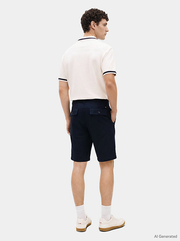 Relaxed Twill Relaxed Fit Chino Shorts