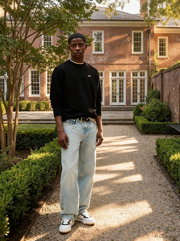 Flag Brushed Fleece Sweatshirt