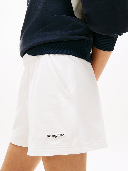 Logo Sueded Terry Relaxed Sweat Shorts