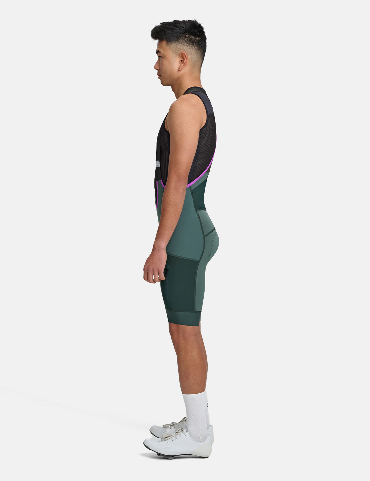 Alt_Road Cargo Bib Shorts - Cypress Green