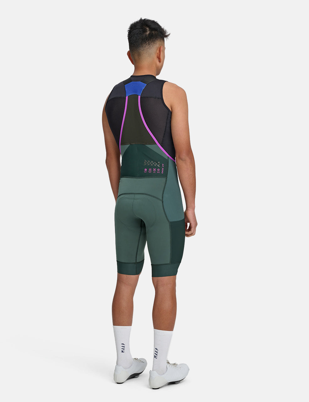 Alt_Road Cargo Bib Shorts - Cypress Green