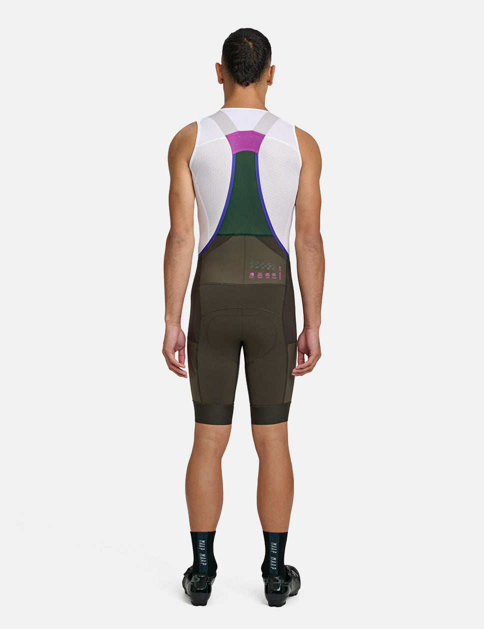 Alt_Road Cargo Bib Shorts - Burnt Olive Green