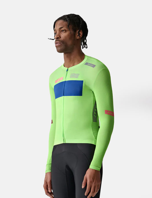 System Pro Air Long Sleeve Jersey - Glow Yellow
