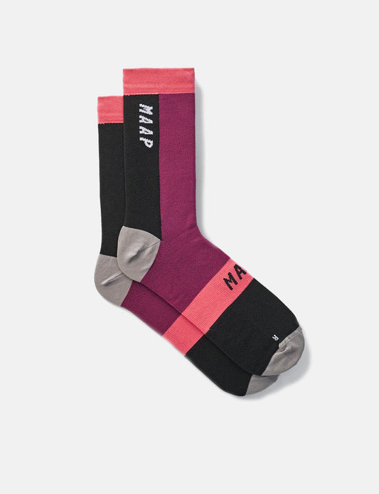 League Socks - Plum Purple