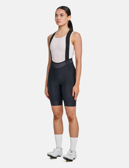 Womens Eclipse Team Bib Evo Shorts - Black