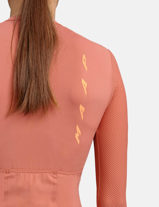 Women's Evade Pro Base Long Sleeve Jersey - Rose Pink
