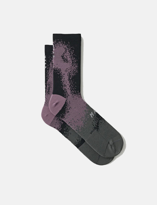 Blurred Out Socks - Black Mix