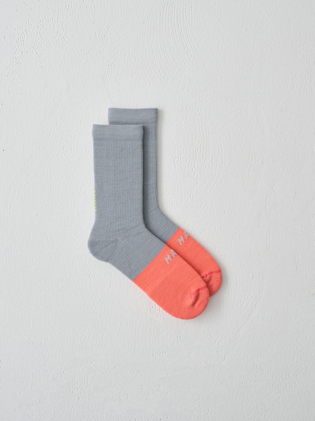 Division Merino Sock - Alloy/Tangelo