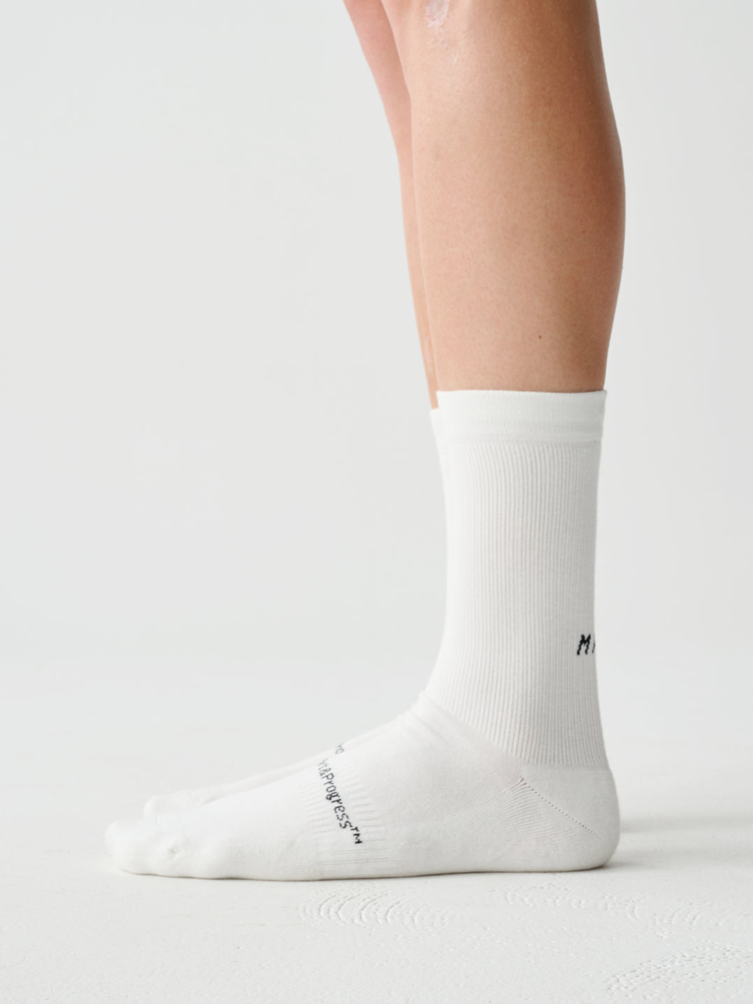 Essentials Print Socks - White