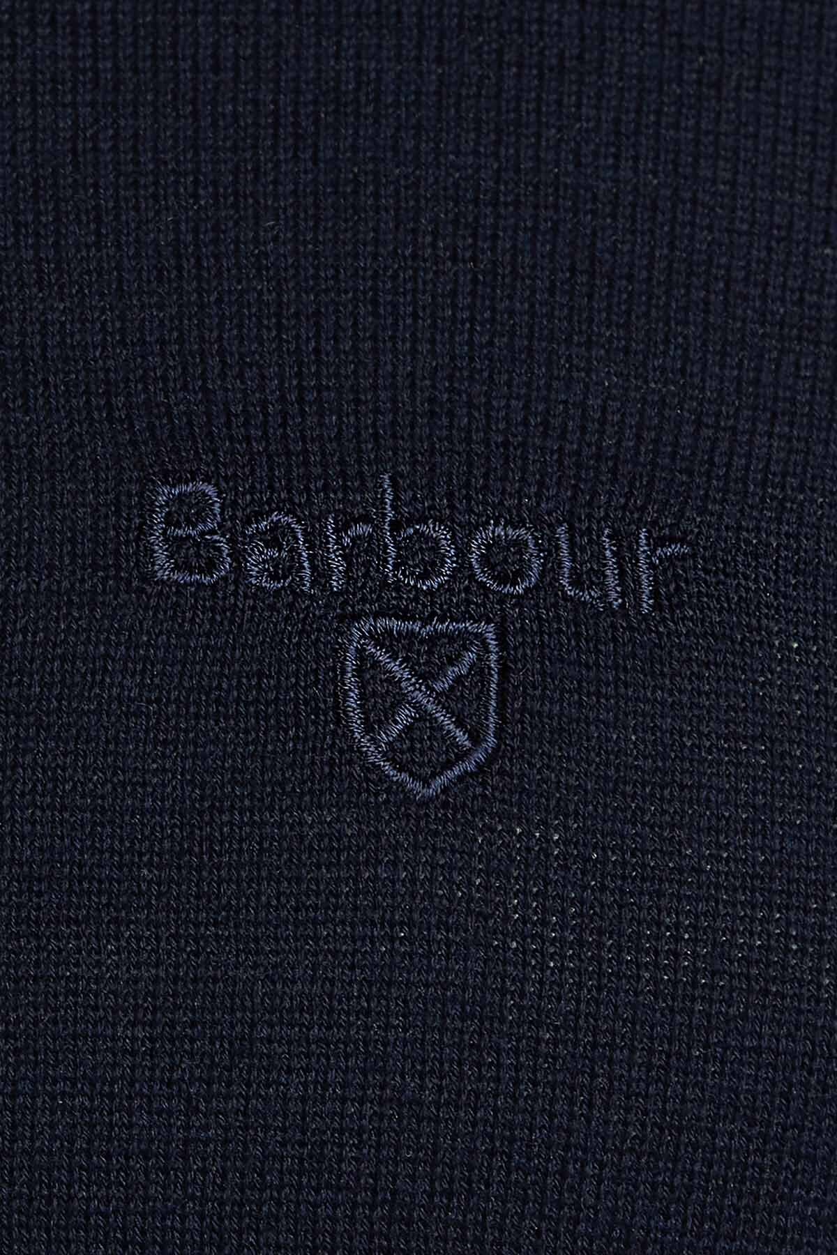 Light cotton Crew-Neck Sweater - NAVY