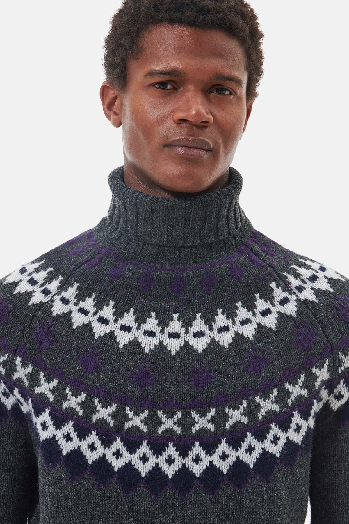 Roose Roll-Neck Jumper - ASPHALT