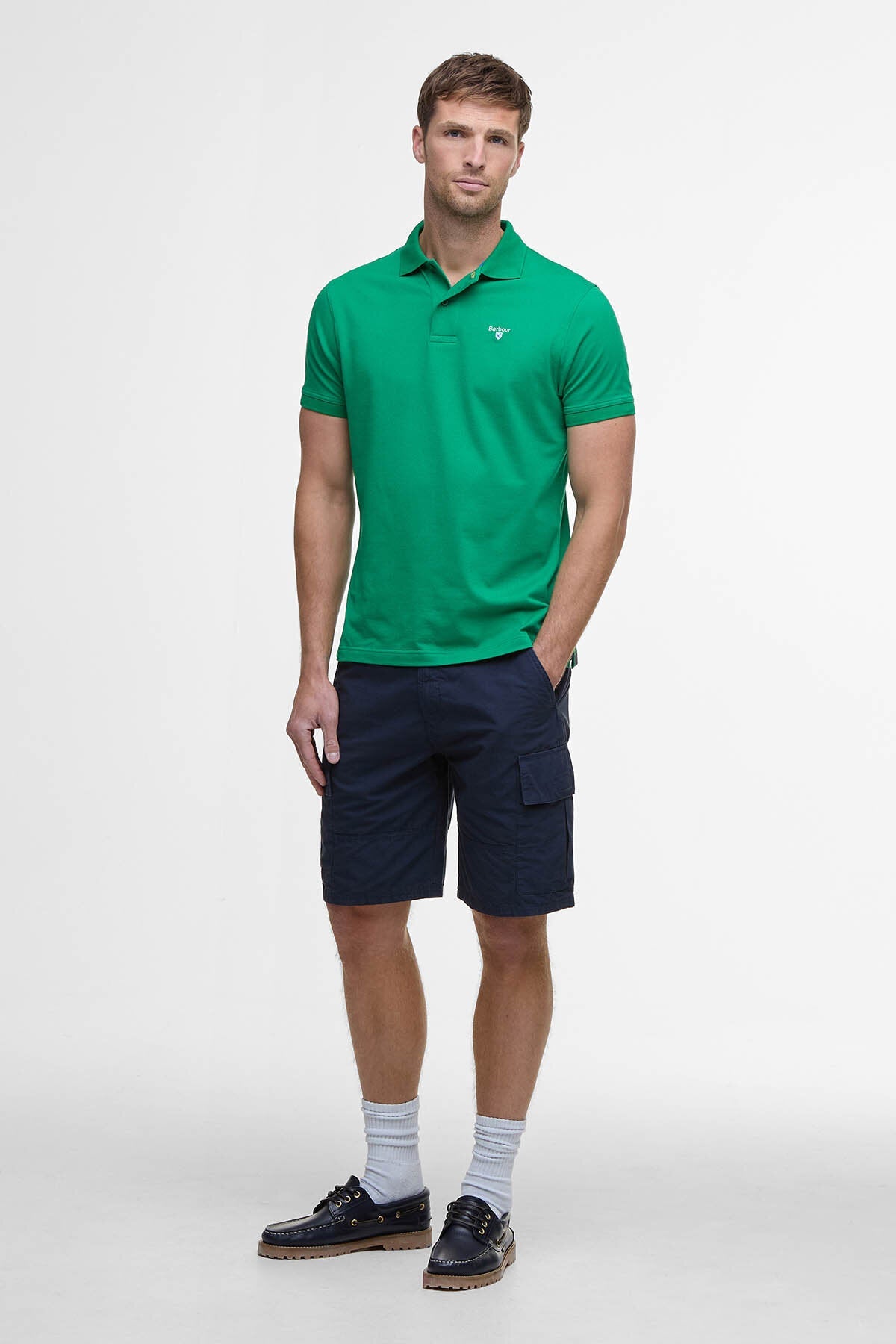 Active Short-Sleeved Polo Shirt - HEDGE GREEN