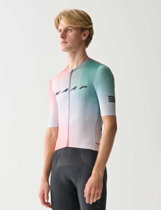Blurred Out Pro Hex Jersey - Flame Mix
