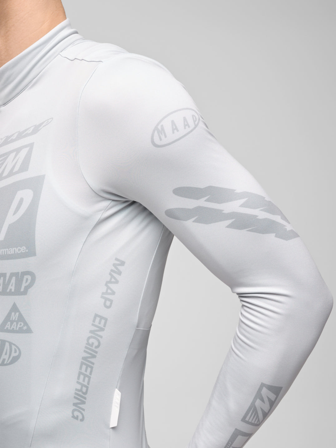 Drome Thermal LS Jersey - Ice Gray