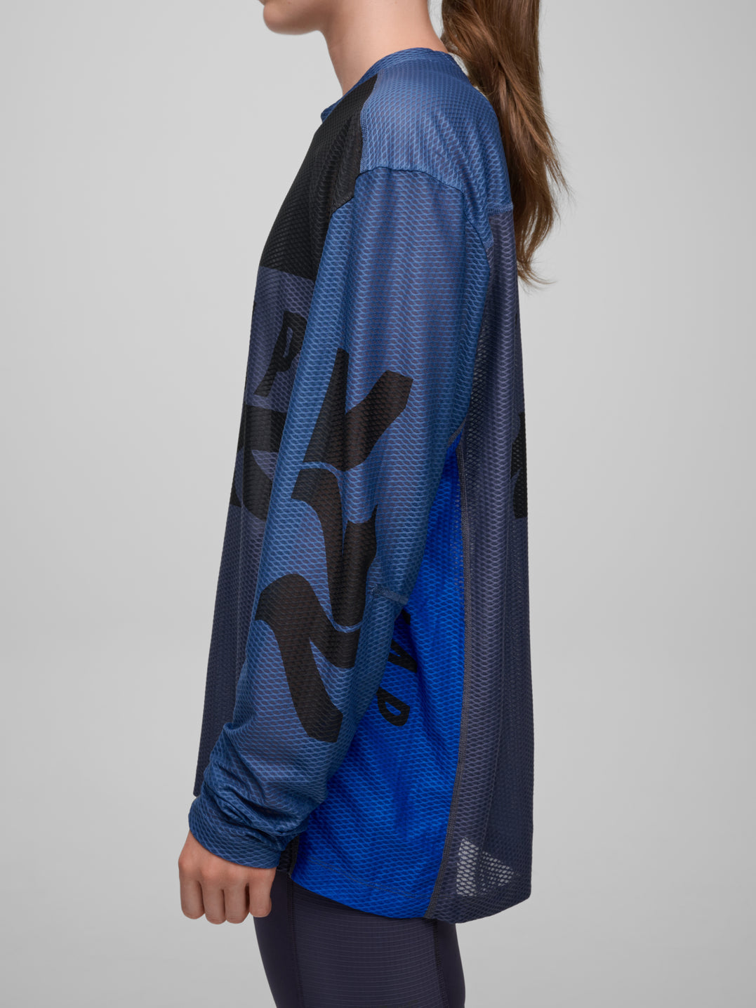 Alt_Road Air Mesh LS Tee - Mixed Blue