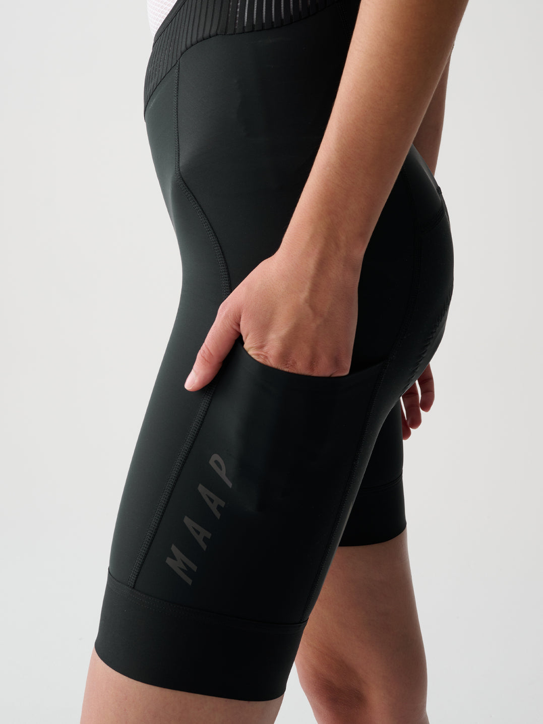 Women's Team Bib Evo Cargo - Black/Black