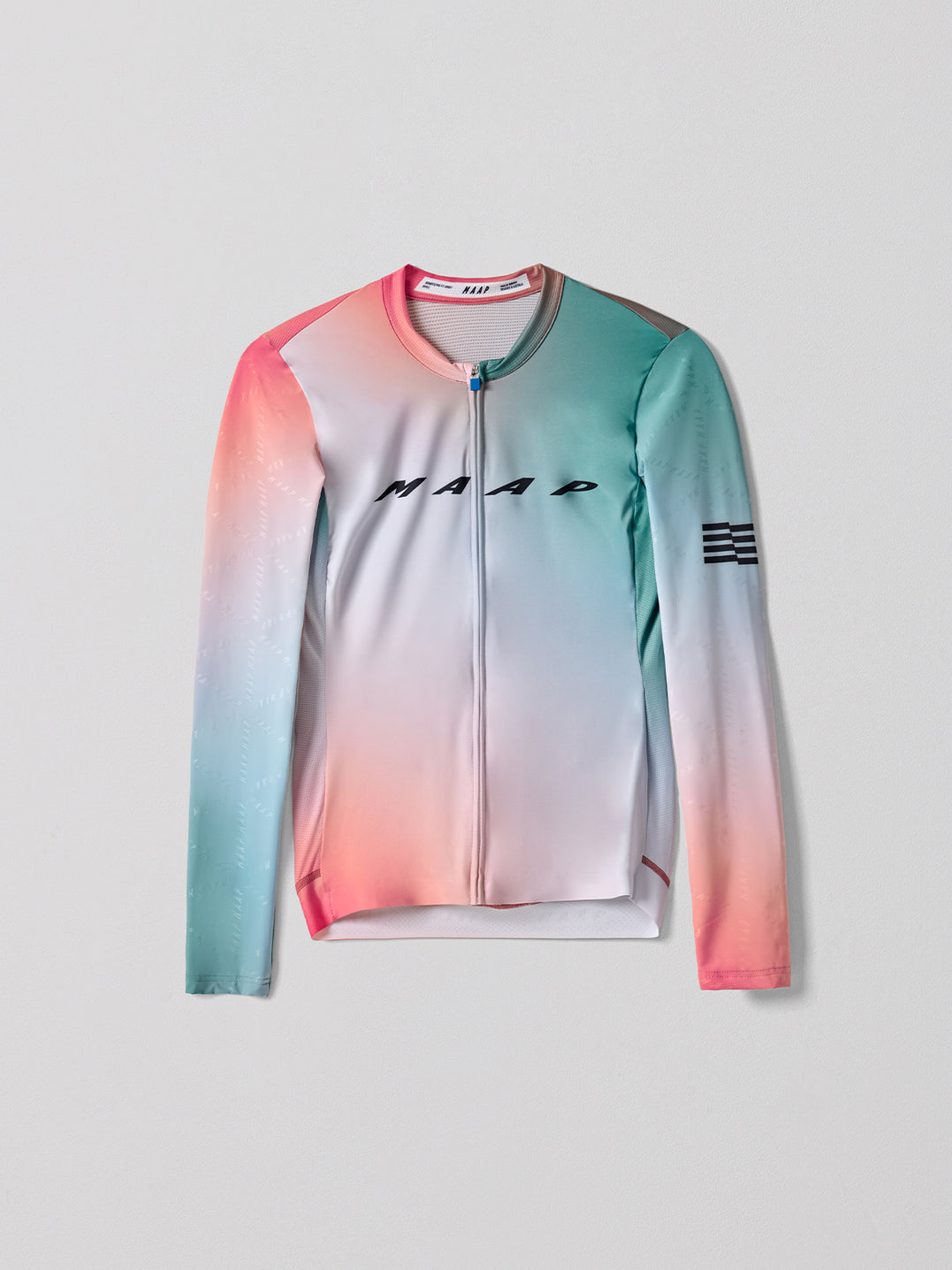 Women's Blurred Out Pro Hex LS Jersey - Flame Mix
