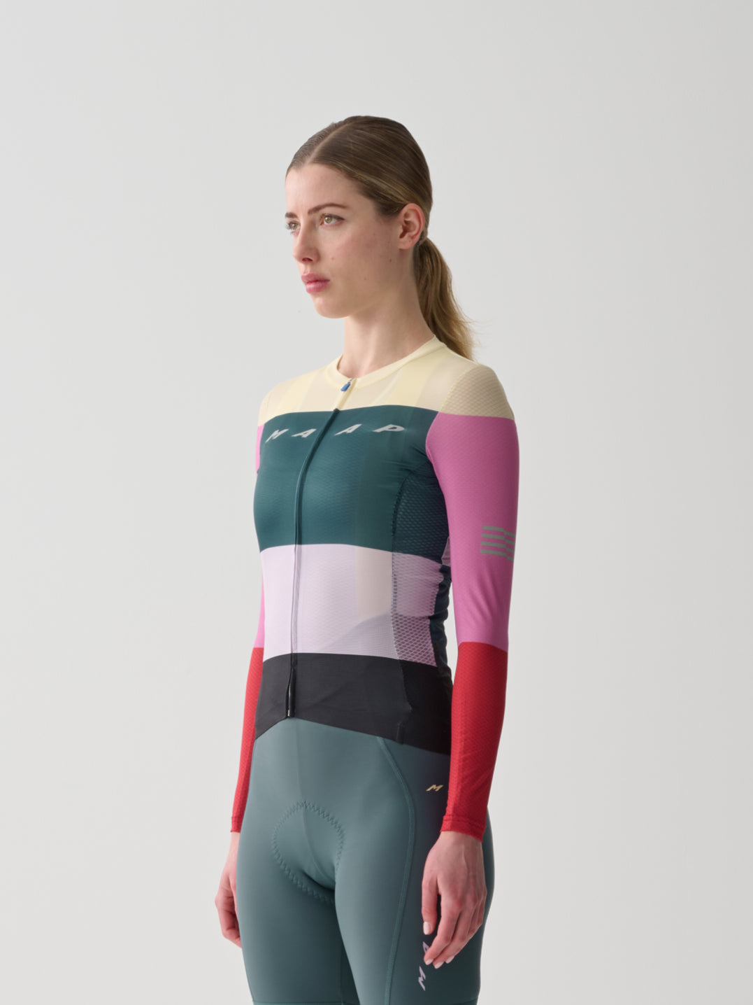 Women's Level Pro Air LS Jersey 2.0 - Deep Teal Mix