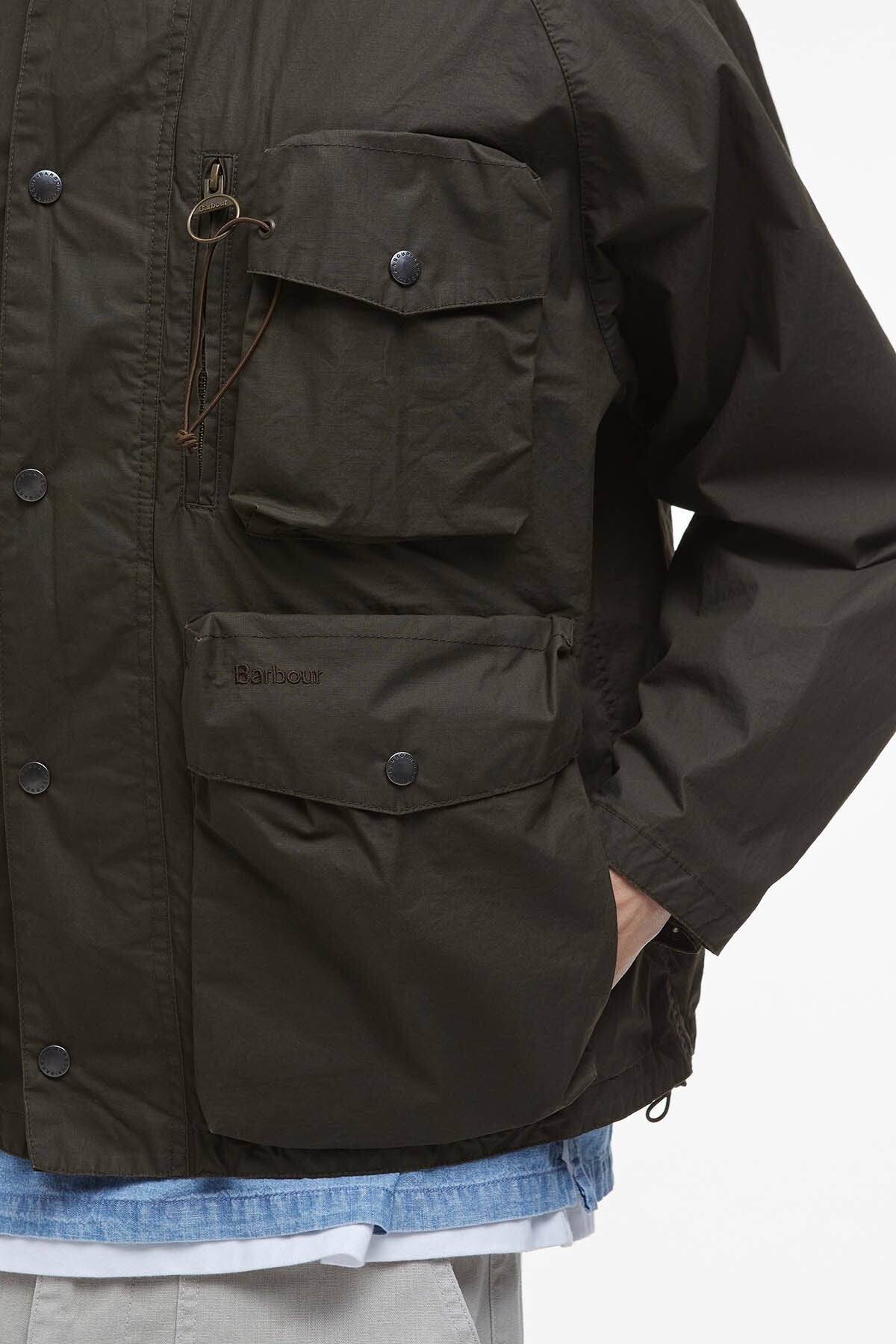 Westmorland Showerproof Jacket - PIGMENT GREEN/BREEN