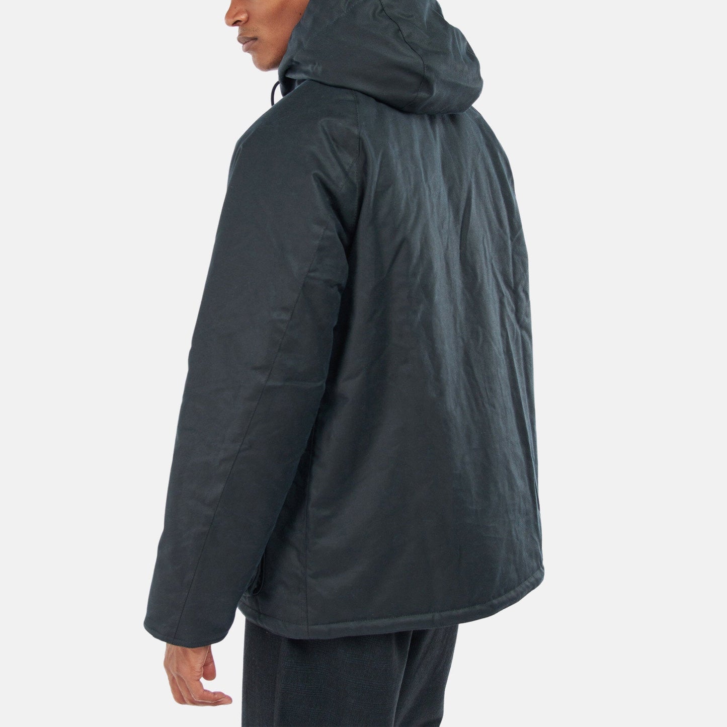 Winter Bedale Wax Jacket - NAVY OLIVE NIGHT