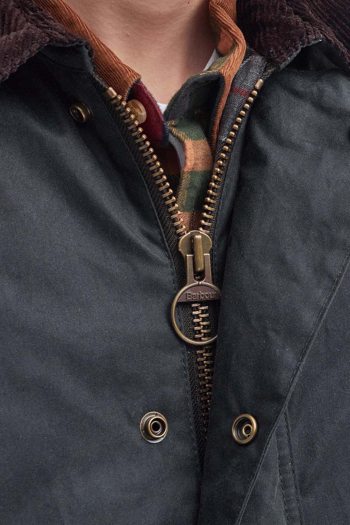 Modified Beaufort Waxed Jacket - SAGE