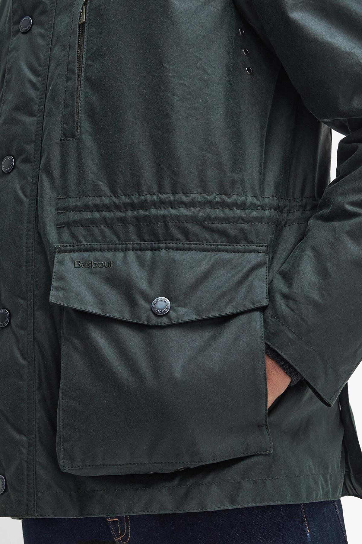 Falstone Waxed Jacket - SAGE