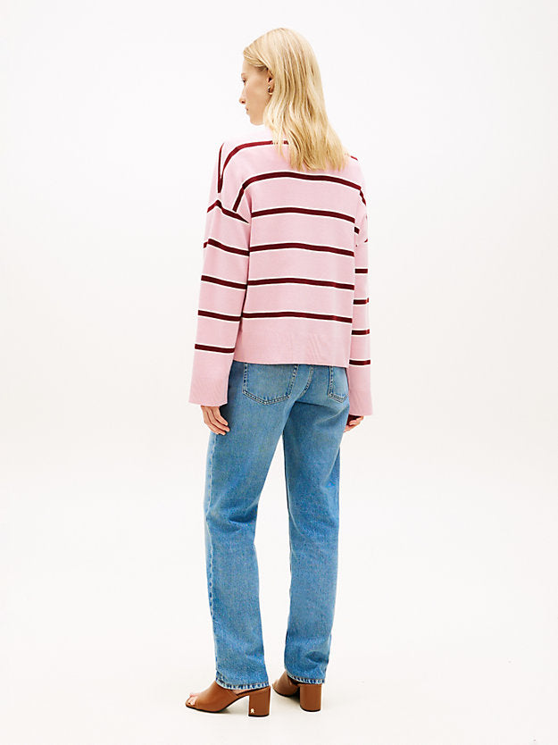 Premium Knit Logo Embroidery Relaxed Jumper