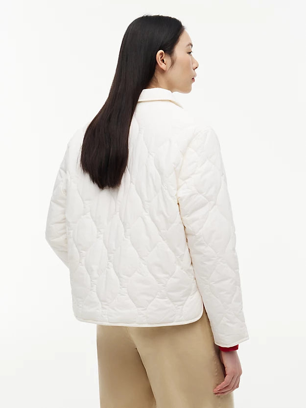 Water Repellent Quilted Relaxed Jacket