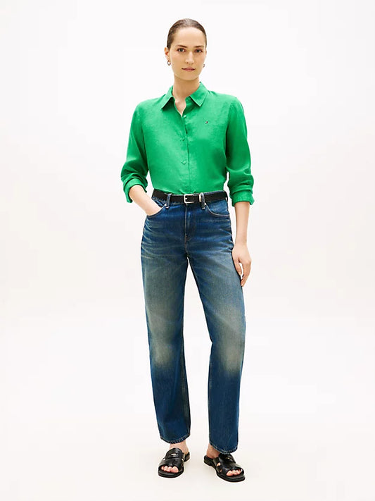 Relaxed Fit Pure Linen Shirt