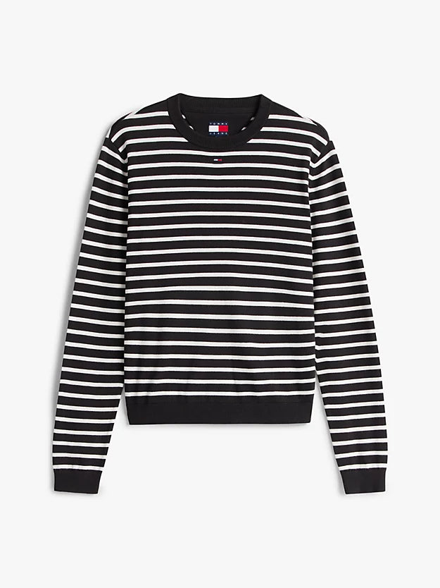 Flag Embroidery Crew Neck Jumper
