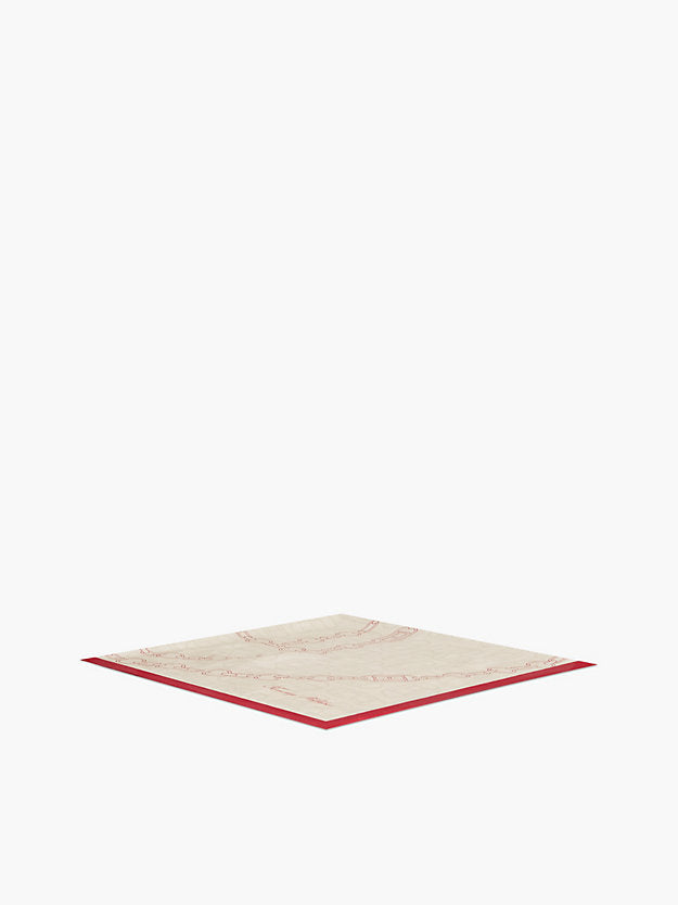 Woven Chain Pure Silk Scarf
