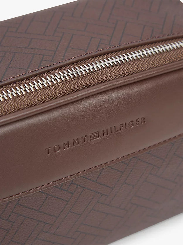 Embossed Flag Crossbody Camera Bag