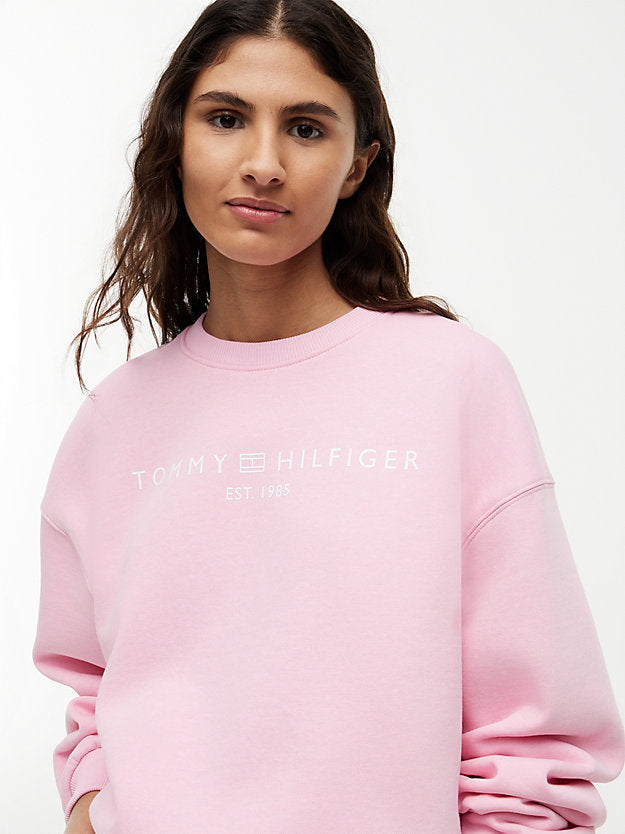 Logo Relaxed Fleece Sweatshirt