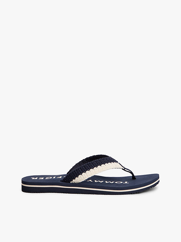 Logo Woven Flip-Flops