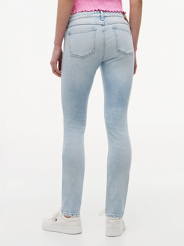 Faded Low Rise Skinny Jeans