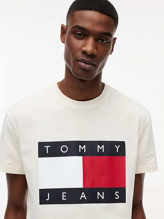 Flag Badge Crew Neck T-Shirt