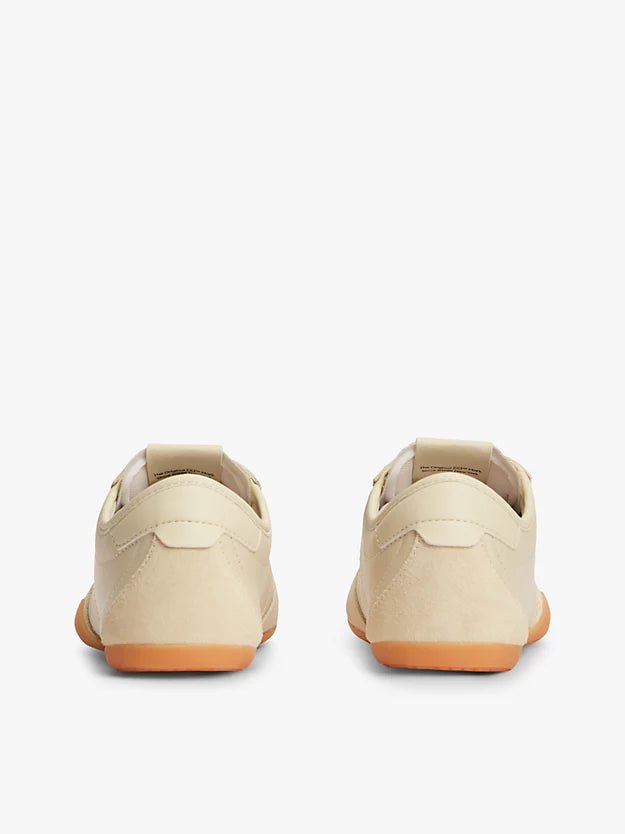 Leather Low Profile Ballet Trainers