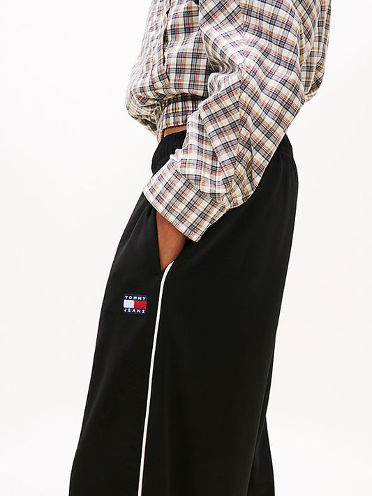 Badge Interlock Knit Relaxed Joggers