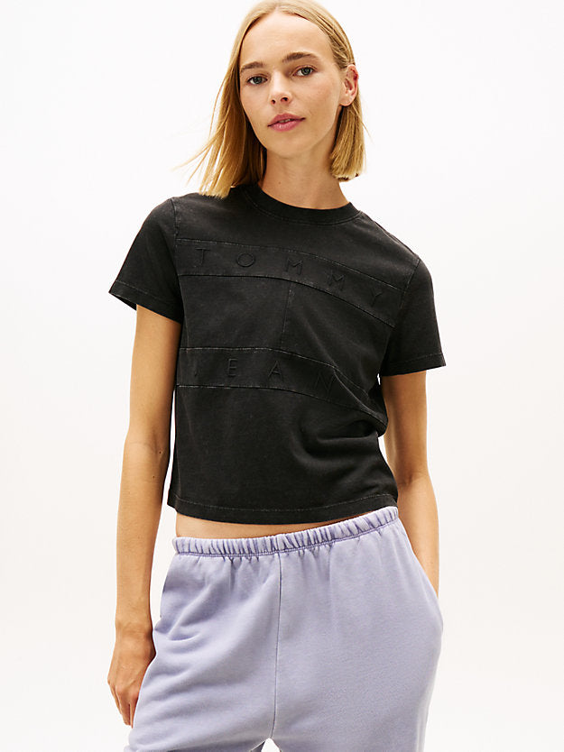 Tonal Logo Crew Neck T-Shirt