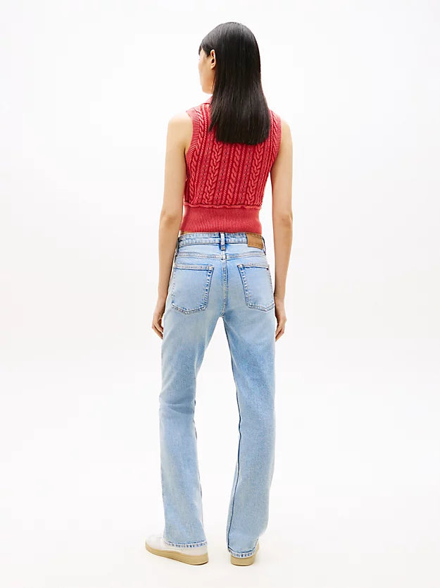 Faded Mid Rise Bootcut Jeans