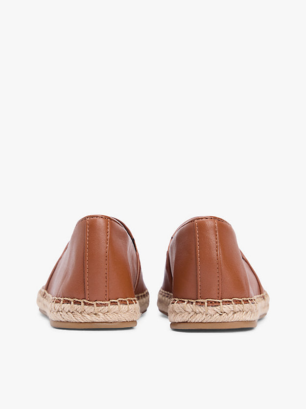 Monogram Leather Espadrilles