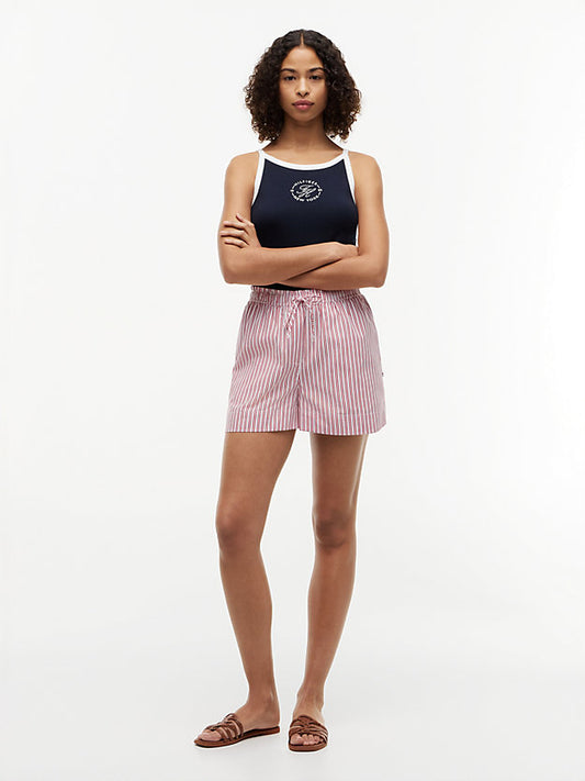 Poplin Relaxed Pull-On Shorts
