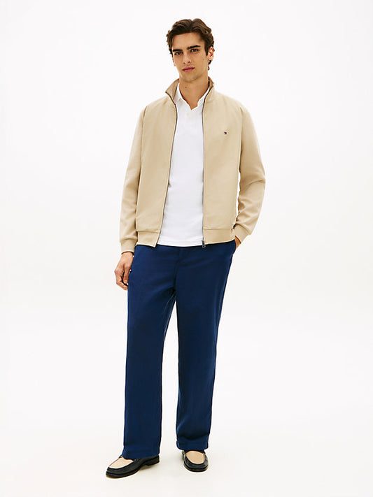 Intechno Knit Flag Embroidery Zip-Thru Jumper