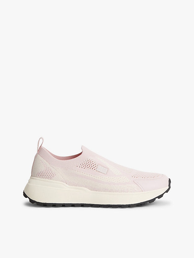 Logo Knit Cleat Slip-On Trainers