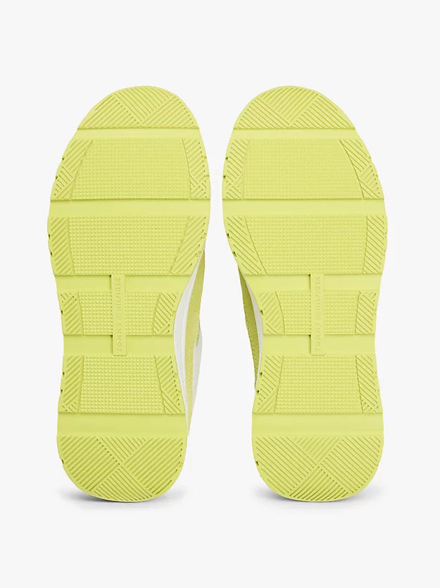 Tonal Monogram Mixed Texture Trainers