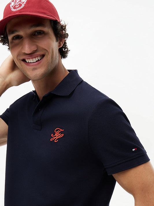 Regular Fit Logo Pique Polo Shirt