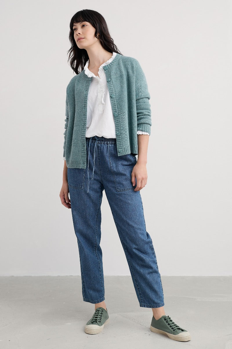 Sholl Draw String Tapered Jeans